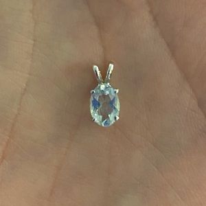 14K Aquamarine Pendant